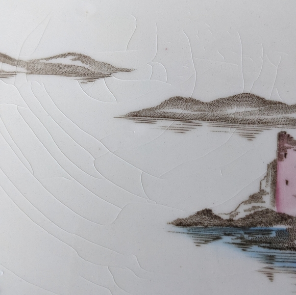 English Staffordshire Old AVON Dale Platter J&G Meakin England - Picture 5 of 5